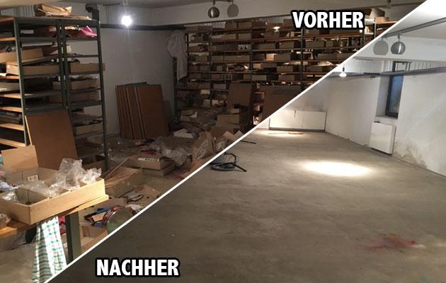 Entrümpelung einer Firma